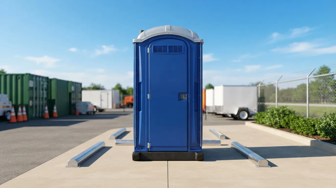 Portable toilet units ready for delivery in North Little Rock, AR